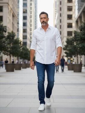 Zara Men's Regular Fit White Collared Dress Shirt Button Down/Cuffs Medium NWT